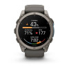 Garmin Fenix 9 51 мм Titanium with Pebble Gray Silicone Band (010-04763-00)