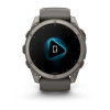 Garmin Fenix 9 51 мм Titanium with Pebble Gray Silicone Band (010-04763-00)