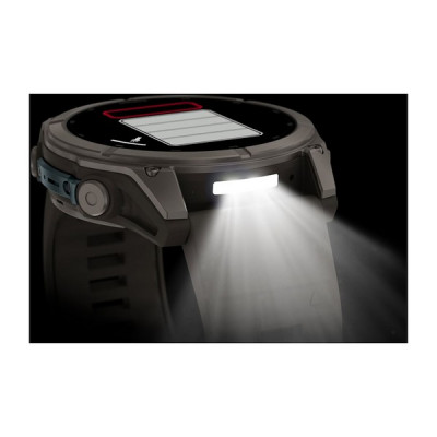 Garmin Fenix 9 51 мм Titanium with Pebble Gray Silicone Band (010-04763-00)