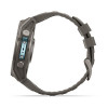 Garmin Fenix 9 51 мм Titanium with Pebble Gray Silicone Band (010-04763-00)