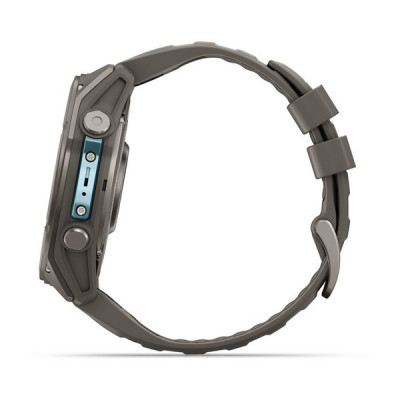 Garmin Fenix 9 51 мм Titanium with Pebble Gray Silicone Band (010-04763-00)
