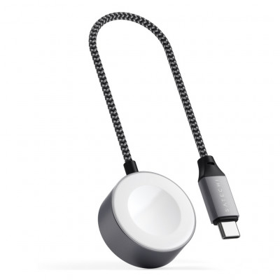 Беспроводное магнитное зарядное устройство Satechi USB-C Magnetic Charging Cable для Apple Watch ST-TCAW7CM