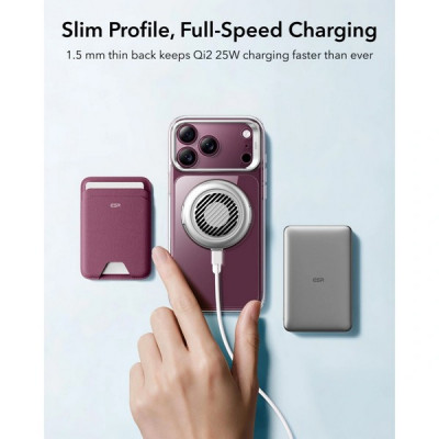 Чехол ESR Classic Hybrid Kickstand Magnetic для iPhone 18 Pro / 17 Pro (Clear)