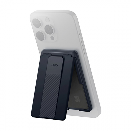 Магнитный картхолдер Uniq Heldro ID Magnetic cardholder with Grip-Band and Stand штормовой синий (HELIDCH-SBLUE)
