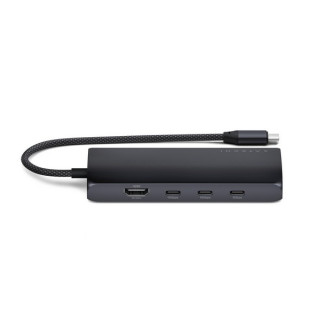 Адаптер Satechi USB-C Multiport Adapter 8K Ethernet V3 (ST-P8KED) Midnight