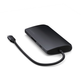 Адаптер Satechi USB-C Multiport Adapter 8K Ethernet V3 (ST-P8KED) Midnight