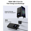 Внешний аккумулятор INIU B63 Portable Charger Power Bank 25000mAh 100W (BI-B63) Black