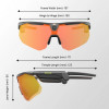 Спортивные очки BleeqUp Ranger AI Sports Camera Glasses Black (Non-Zeiss Orange Lens)