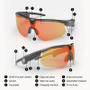 Спортивные очки BleeqUp Ranger AI Sports Camera Glasses Black (Non-Zeiss Orange Lens)