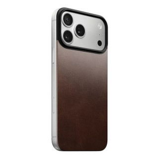 Чехол Nomad Magnetic Leather Back для iPhone 17 Pro Max (NM014384858) Rustic Brown