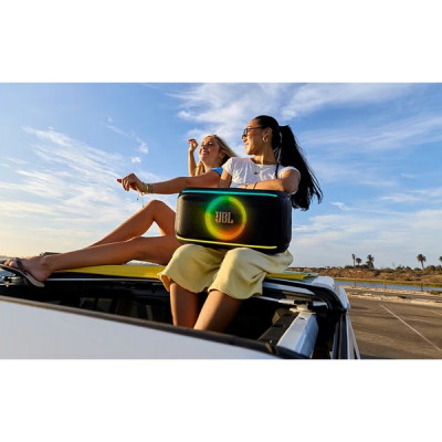 Портативная акустика JBL PartyBox On-The-Go 2 c двумя микрофонами (JBLPARTYBOXOTG2BAS)