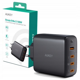 Сетевое зарядное устройство Aukey Omnia ll Mix S 100W (PA-B7S) Black