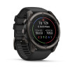 Garmin Fenix 9 51 мм Carbon Gray DLC Titanium with Black Silicone Band (010-04763-10)