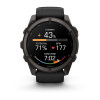 Garmin Fenix 9 51 мм Carbon Gray DLC Titanium with Black Silicone Band (010-04763-10)