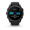 Garmin Fenix 9 51 мм Carbon Gray DLC Titanium with Black Silicone Band (010-04763-10)