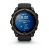 Garmin Fenix 9 51 мм Carbon Gray DLC Titanium with Black Silicone Band (010-04763-10)