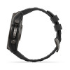 Garmin Fenix 9 51 мм Carbon Gray DLC Titanium with Black Silicone Band (010-04763-10)