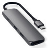 Адаптер Satechi Slim Aluminum Type-C Multi-Port Adapter 4K (ST-CMAM) Space Gray
