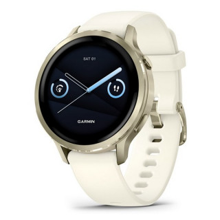 Garmin Venu 4 41 мм Lunar Gold with Bone Silicone Band (010-03013-00)