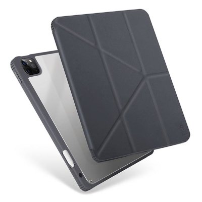 Чехол Uniq Moven для iPad Pro 12.9" (2021), полиуретан, серый