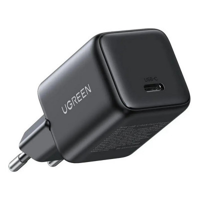 Сетевое зарядное устройство Ugreen X513 30W USB-C GaN Fast Charger с кабелем USB-C-USB-C 1м (65012) черный