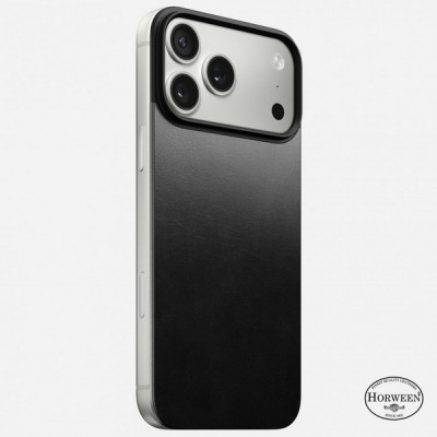 Чехол Nomad Magnetic Leather Back для iPhone 17 Pro Max (NM014391858) Black
