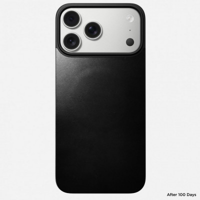 Чехол Nomad Magnetic Leather Back для iPhone 17 Pro Max (NM014391858) Black