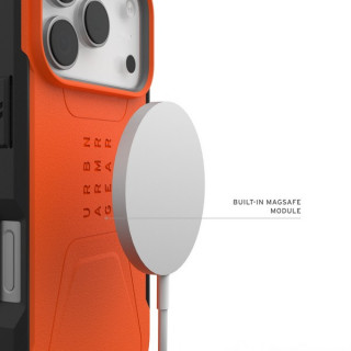 Чехол UAG Civilian Magfit для iPhone 17 Pro 6.3" (114545119797) Orange