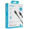 Кабель Anker Powerline Select USB-C - Lightning 0.9 м (A8612G11) Black