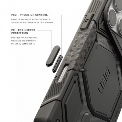 Чехол UAG Monarch Pro MagFit для iPhone 18 Pro Max/17 Pro Max 6.9" (114568114242) Carbon Fiber