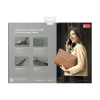Чехол Uniq Oslo V.2 PU leather Magnetic Laptop sleeve/foldable stand Jet для ноутбуков 14" Lichen Green (OSLO(14)-LICHENGREEN)