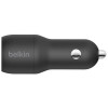 Автомобильное зарядное устройство Belkin 2xUSB-A 12W (CCB001btBK)