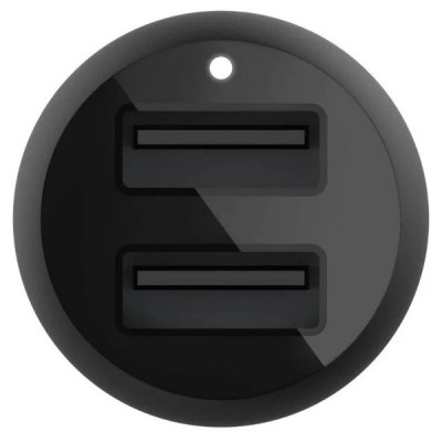 Автомобильное зарядное устройство Belkin 2xUSB-A 12W (CCB001btBK)
