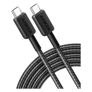 Кабель Anker Powerline 322 USB-C to USB-C 3м (A81F7G11) Black / Черный
