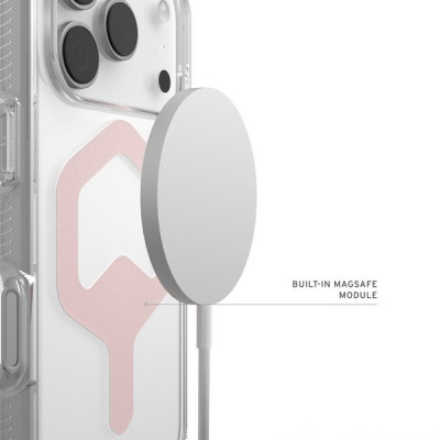 Чехол UAG Plyo Magfit для iPhone 17 Pro 6.3" (114529114348) Ice/Rose Gold