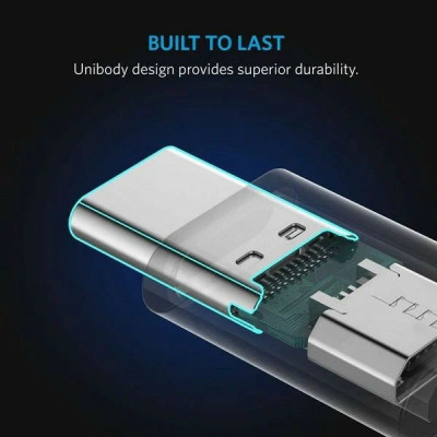 Набор переходников Anker Micro USB - USB-C 2 шт. в комплекте (B8174011) Black