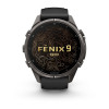 Garmin Fenix 9 Pro 43 мм Carbon Gray DLC Titanium with Black/Pebble Gray Silicone Band (010-04335-15)