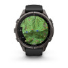 Garmin Fenix 9 Pro 43 мм Carbon Gray DLC Titanium with Black/Pebble Gray Silicone Band (010-04335-15)