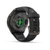 Garmin Fenix 9 Pro 43 мм Carbon Gray DLC Titanium with Black/Pebble Gray Silicone Band (010-04335-15)