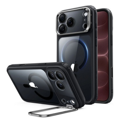 Чехол ESR Classic Hybrid Kickstand Magnetic для iPhone 18 Pro Max / 17 Pro Max (Clear Black)