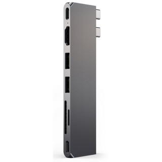 Адаптер Satechi USB-C Pro Hub Slim Adapter (ST-HUCPHSM) Space Gray