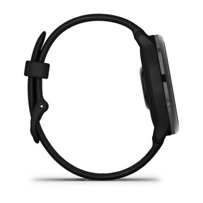 Умные часы Garmin Vivoactive 6 – Сланцевый, Черный ремешок