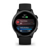 Умные часы Garmin Vivoactive 6 – Сланцевый, Черный ремешок