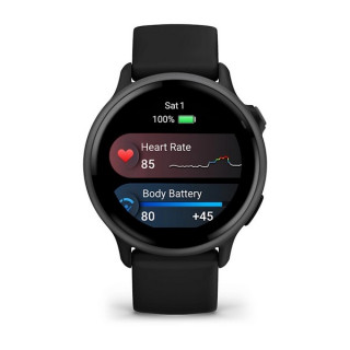 Умные часы Garmin Vivoactive 6 Slate with Black Band (010-02985-00)