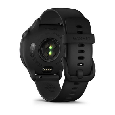 Умные часы Garmin Vivoactive 6 – Сланцевый, Черный ремешок