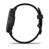 Умные часы Garmin Vivoactive 6 – Сланцевый, Черный ремешок