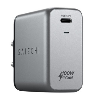Сетевое зарядное устройство Satechi Compact Charger 100W GaN Power (ST-UC100WSM-EU) Space Gray