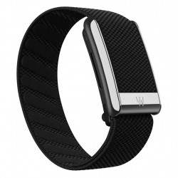 Плетеный ремешок для Whoop 5.0 SuperKnit Luxe Band​ (Obsidian with Titanium)