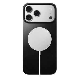 Чехол Nomad Magnetic Leather Back для iPhone 17 Pro (NM014414858) Black