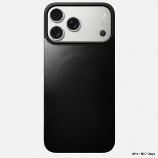 Чехол Nomad Magnetic Leather Back для iPhone 17 Pro (NM014414858) Black